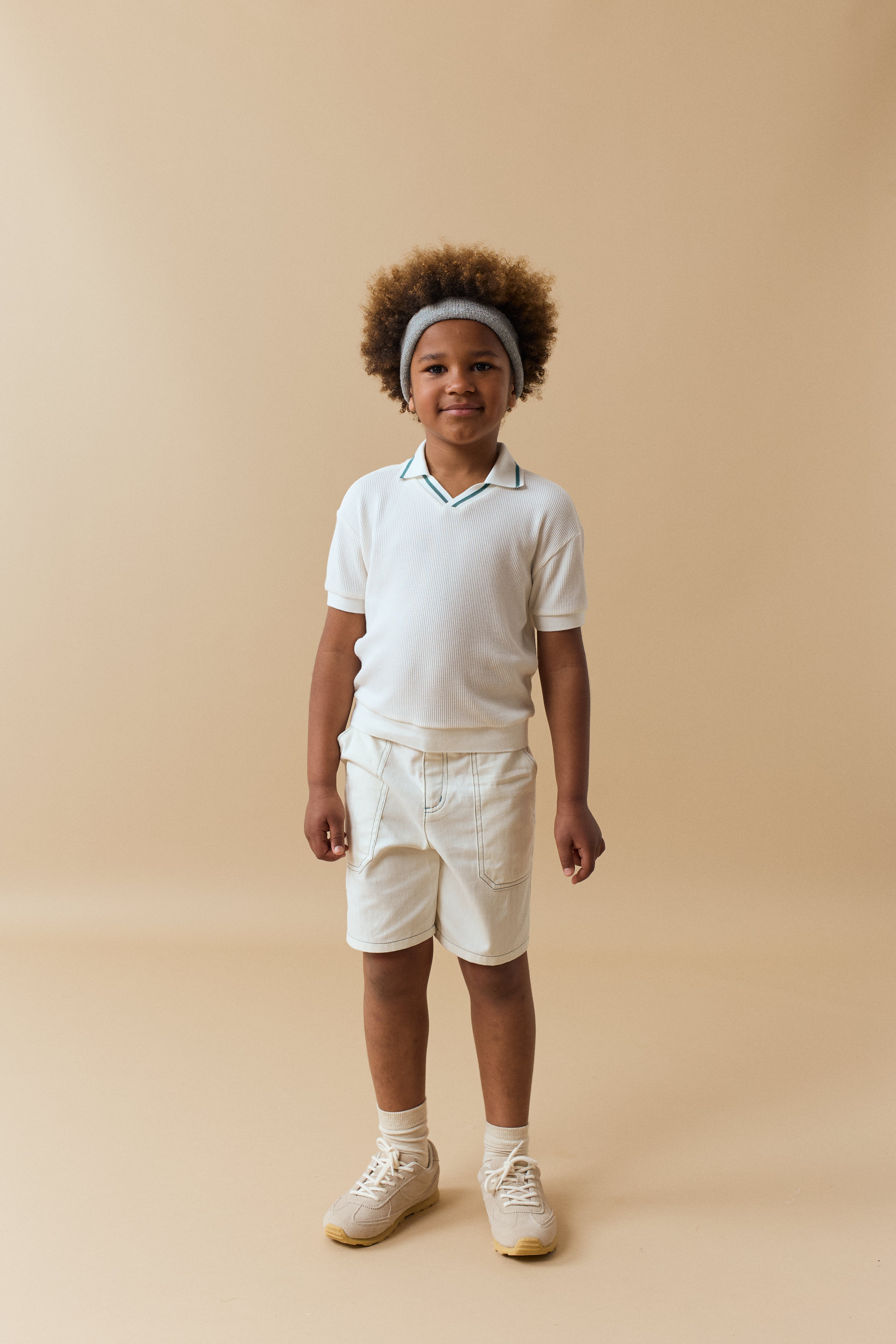 NICO WAFFLE POLO SHIRT