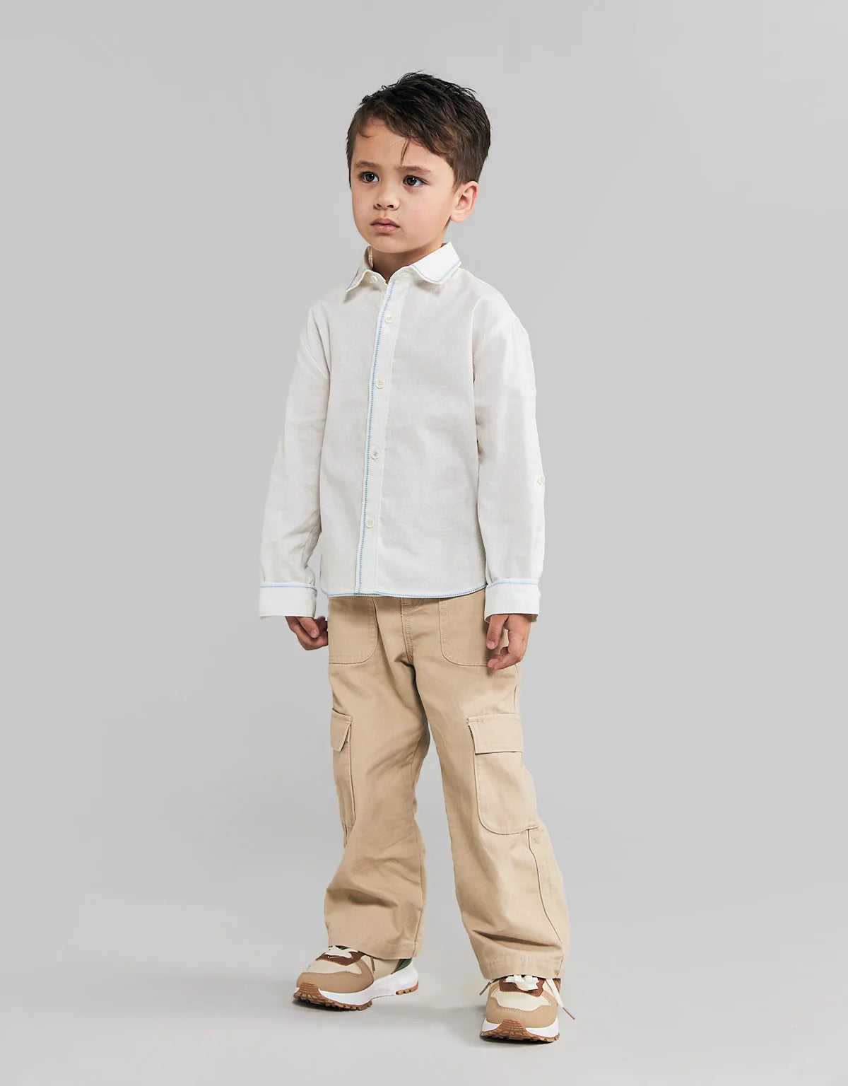 NOLAN SHIRT WITH CONTRAST STITCH