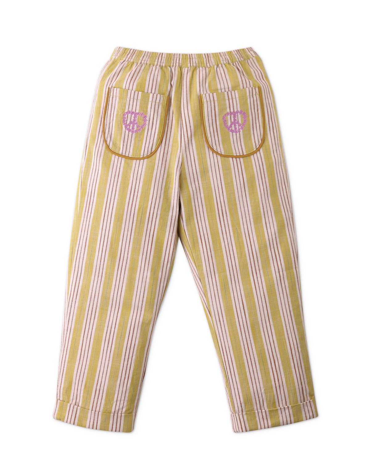 FAYE STRIPEY PULL-ON PANTS