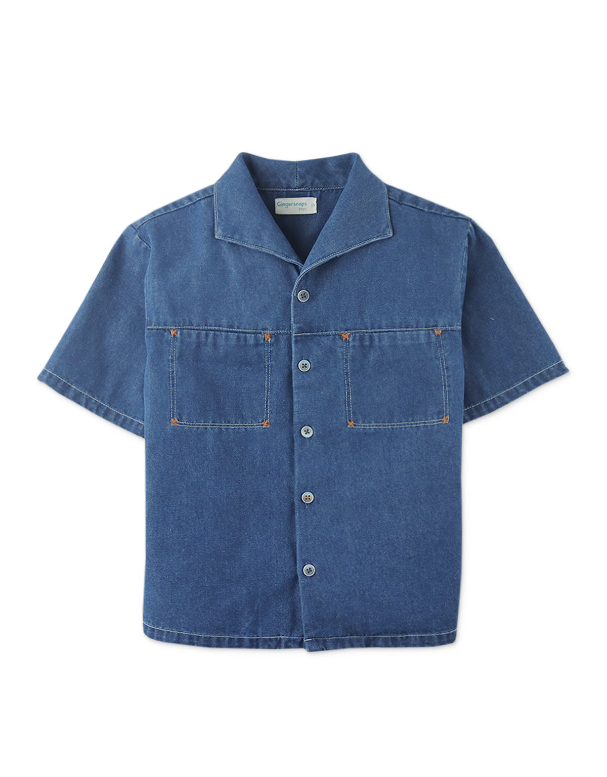 GIAN BUTTON-DOWN WITH LIDO COLLAR