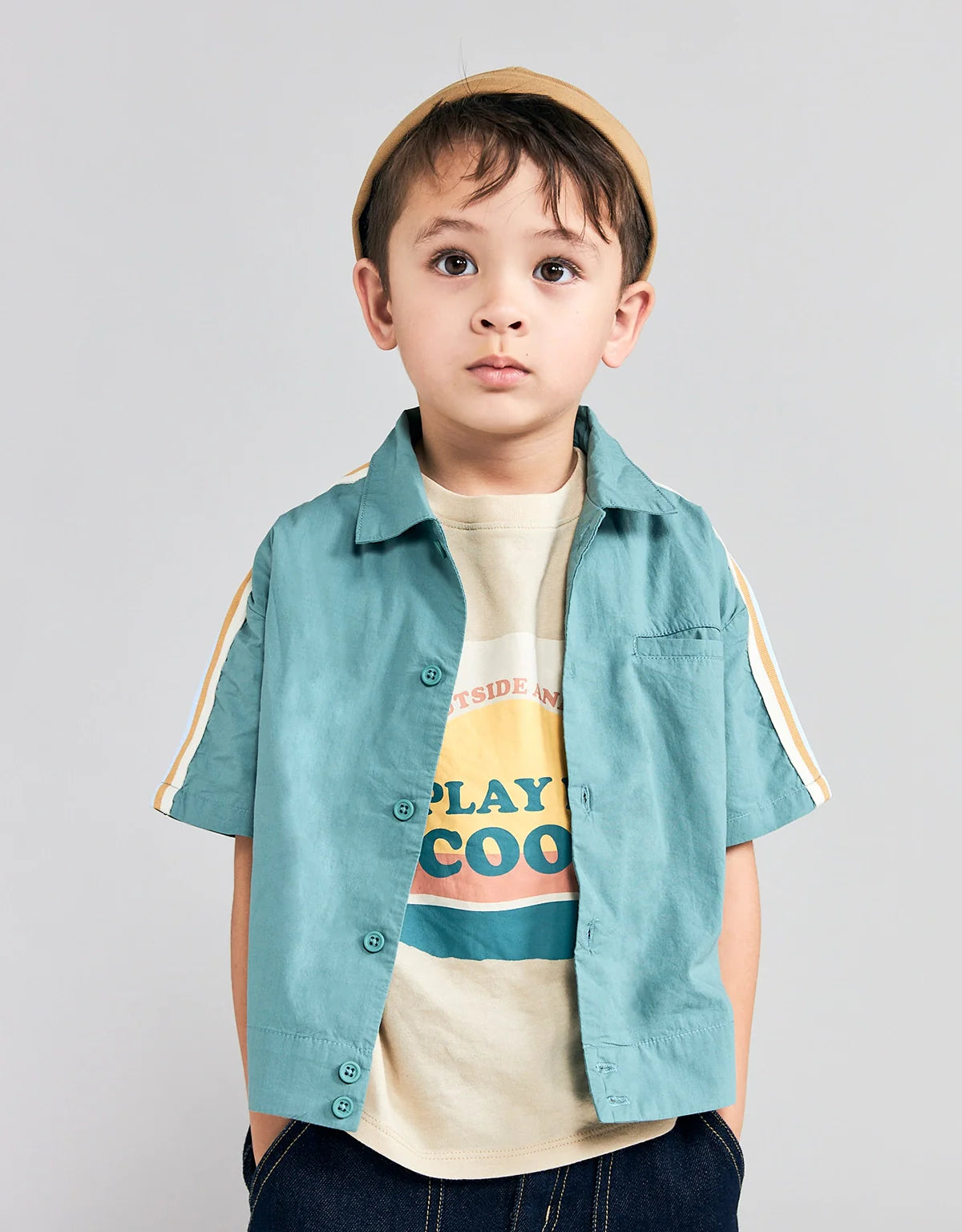 OTIS SHIRT WITH WIDE STRIPE