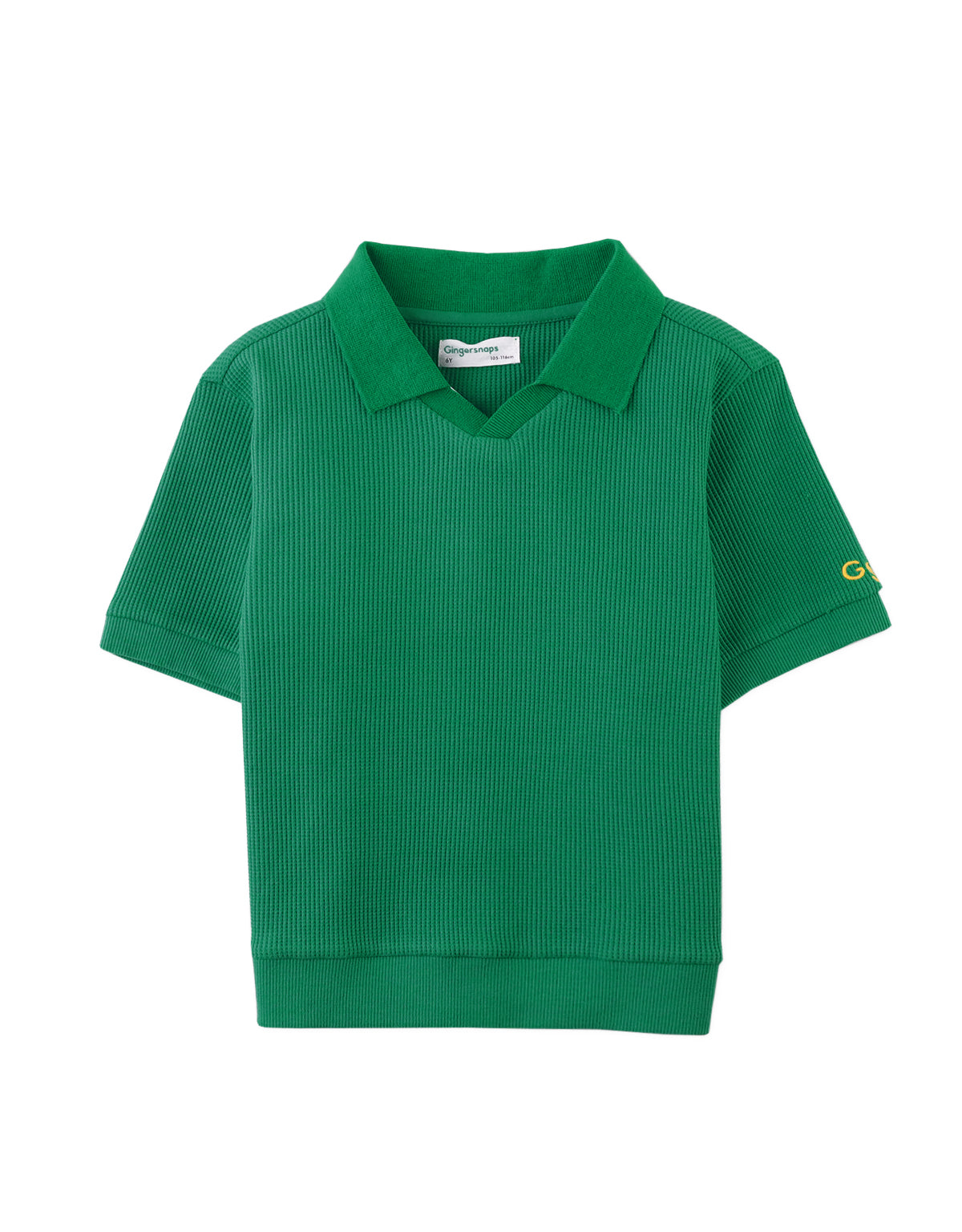 OLIVER V-NECK WAFFLE POLO