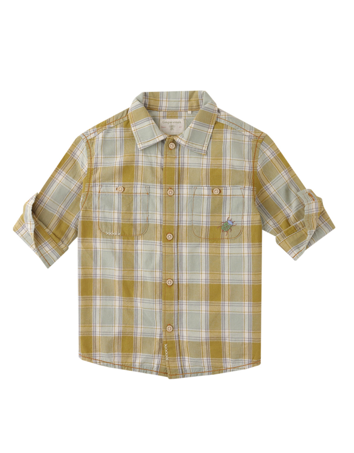 BOYS GARDENER’S PLAID SHIRT