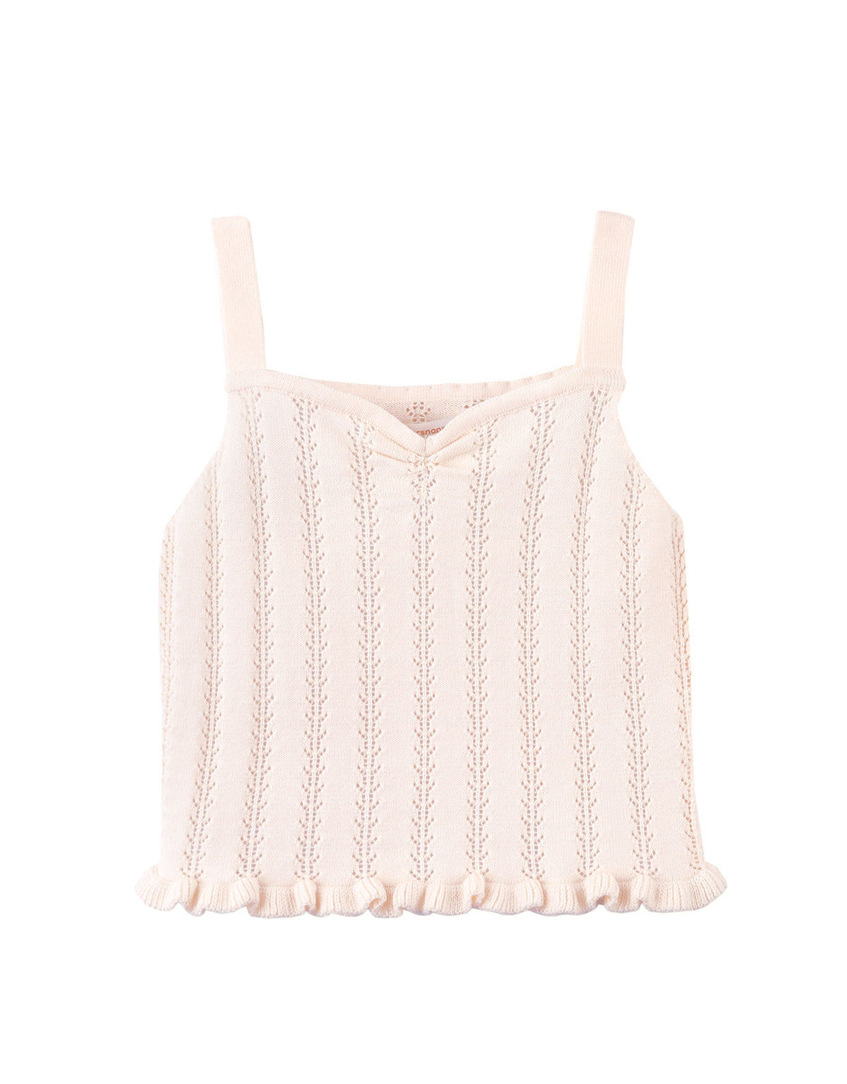 BRIGITTE TANK TOP WITH FRONT RUCHING