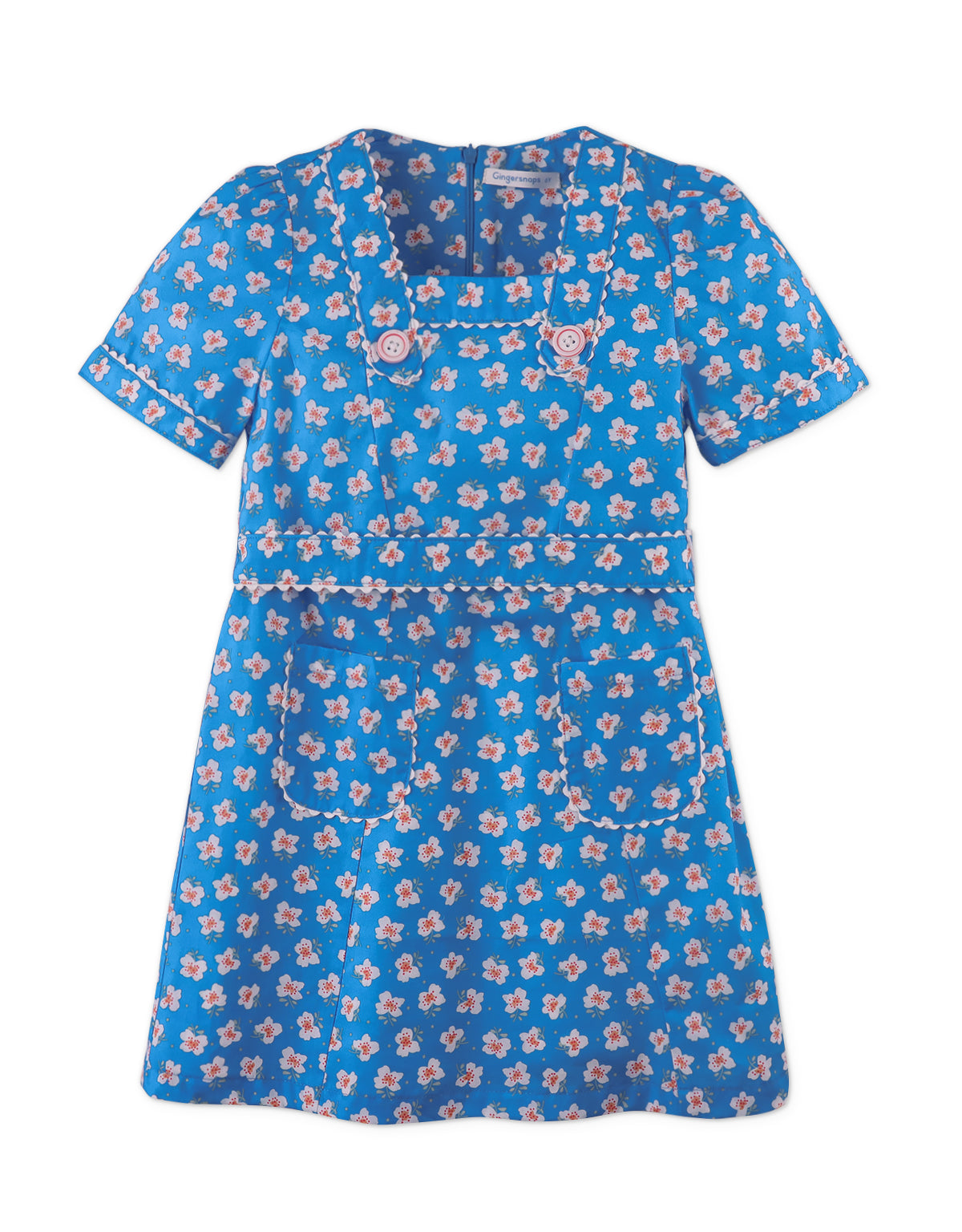 OLIVIA RETRO DRESS WITH POCKETS