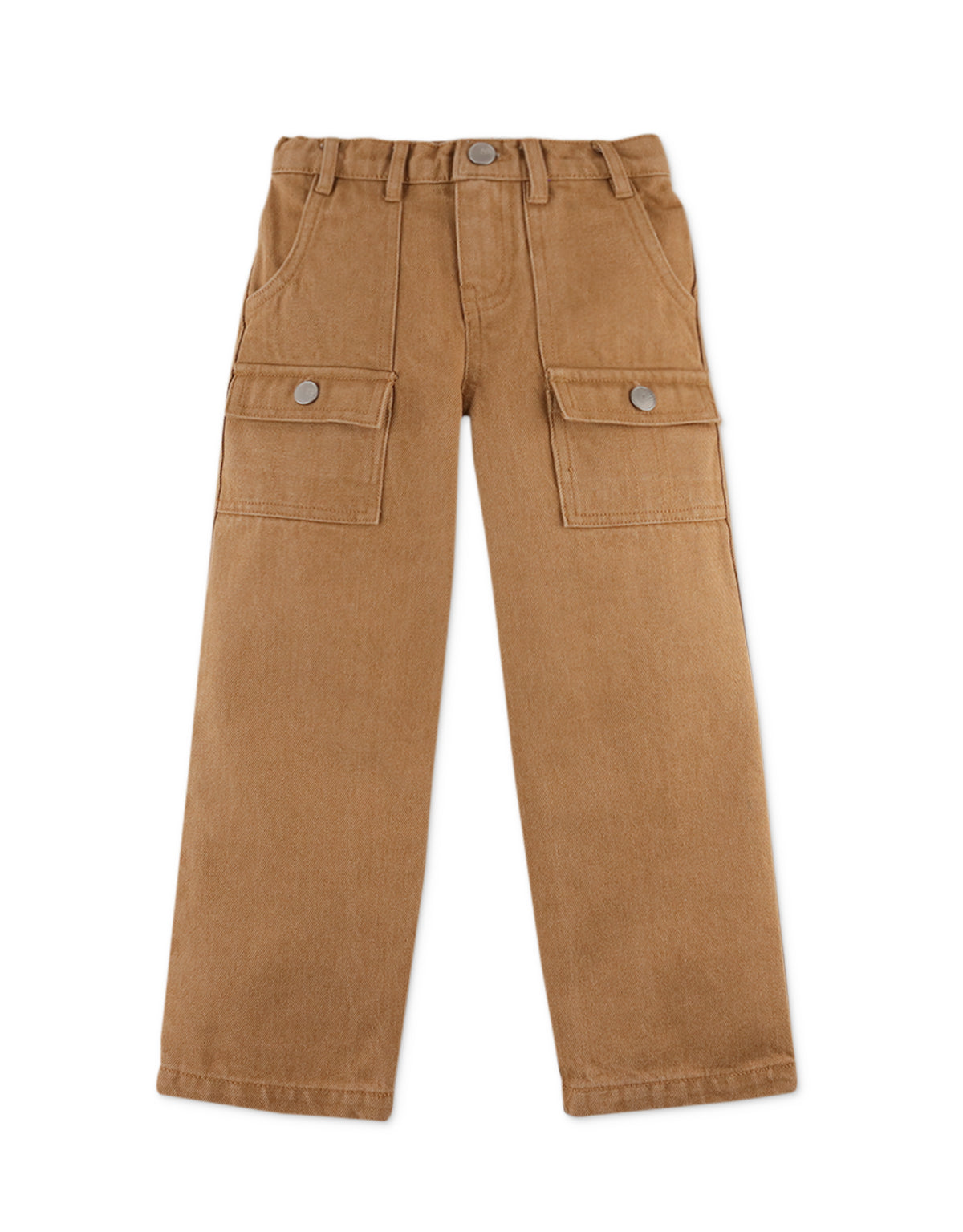 VIOLA WIDE-LEG JEANS WITH FRONT PATCH POCKETS