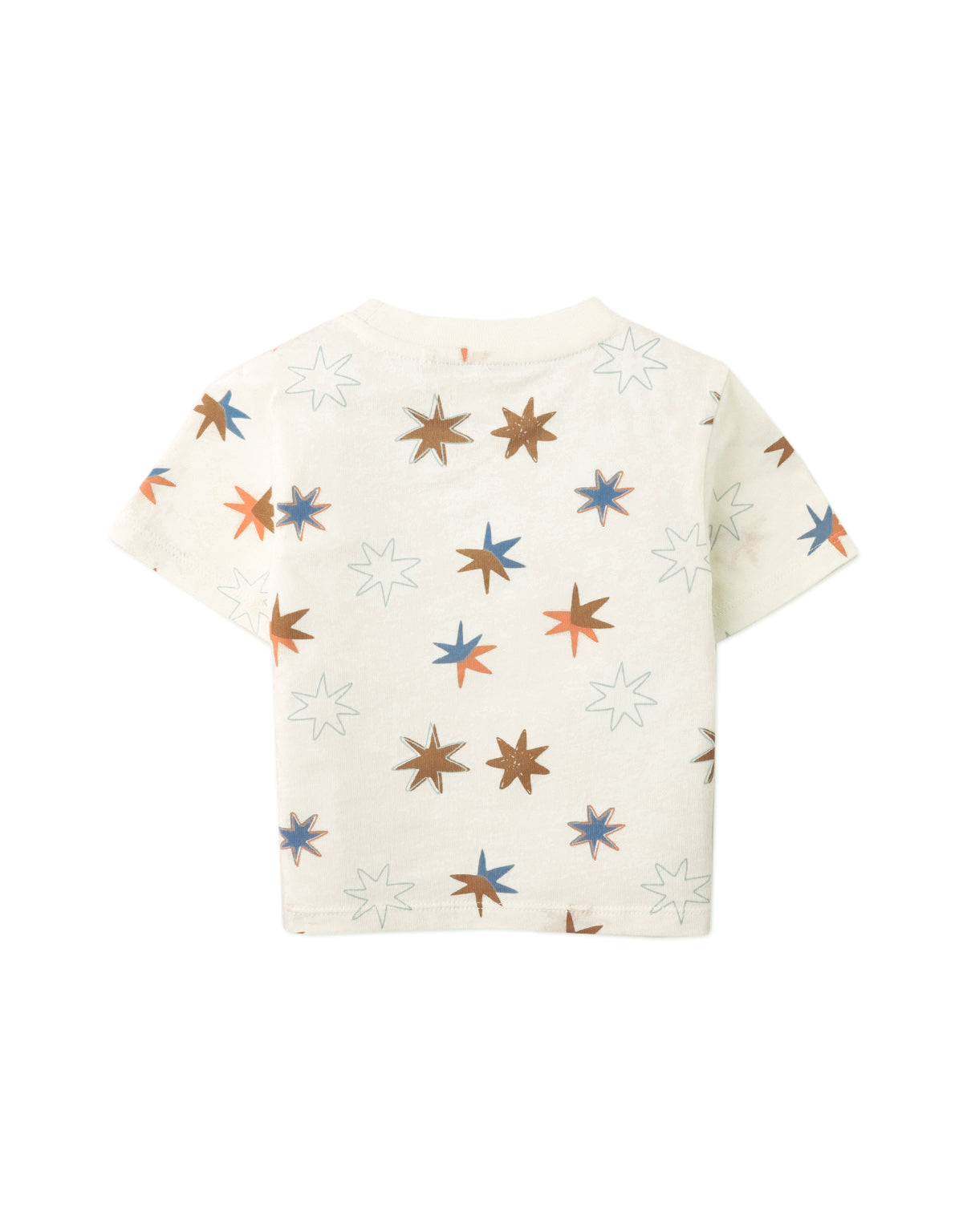 MINI LEO GRAPHIC TEE IN ALL-OVER STARS PRINT