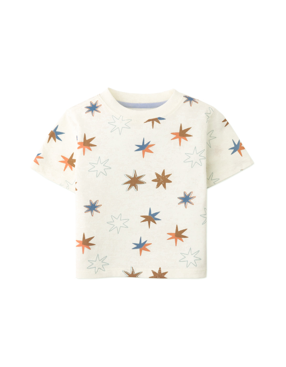 MINI LEO GRAPHIC TEE IN ALL-OVER STARS PRINT