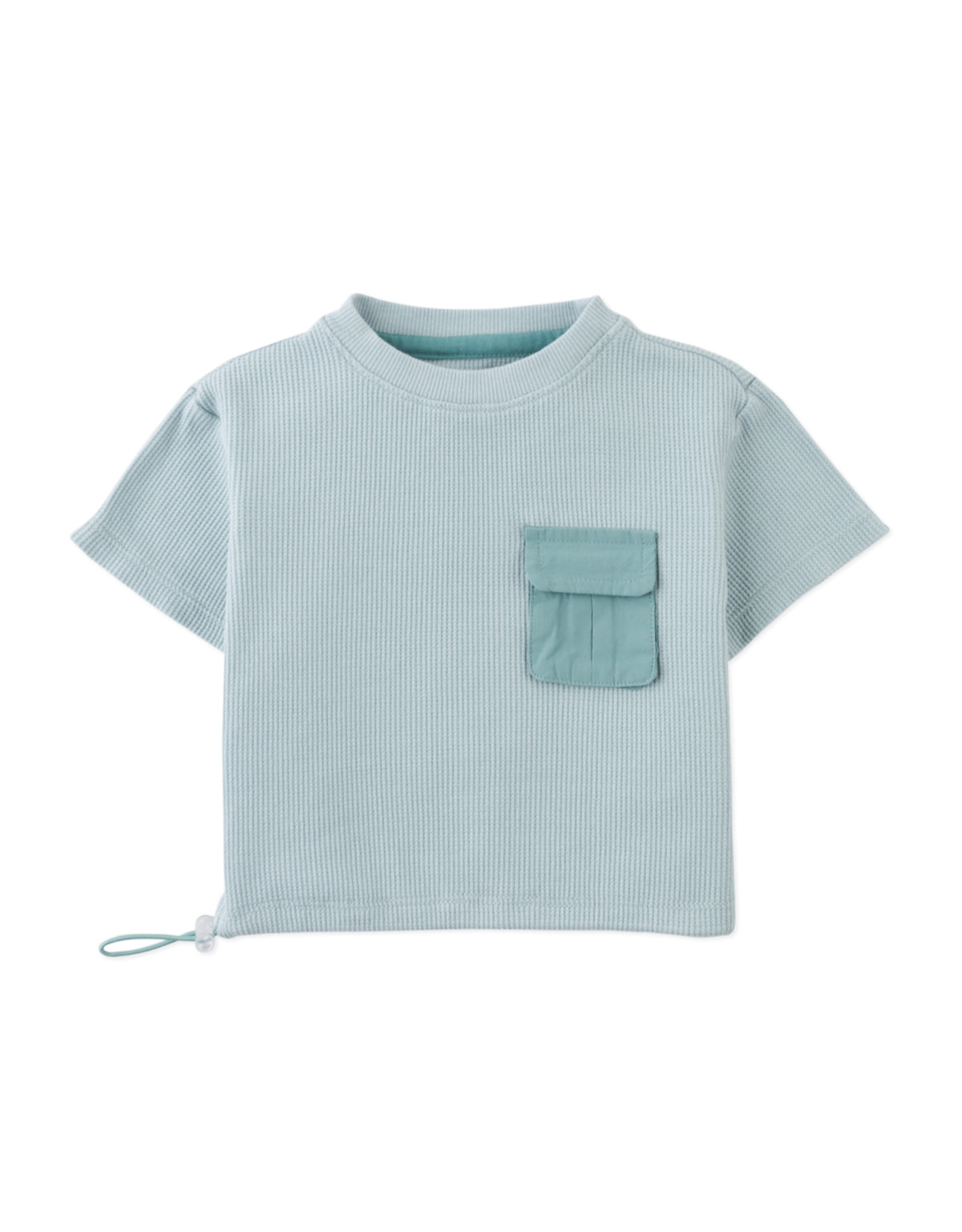 BABY GRIFFIN DRAWSTRING TEE WITH POCKET