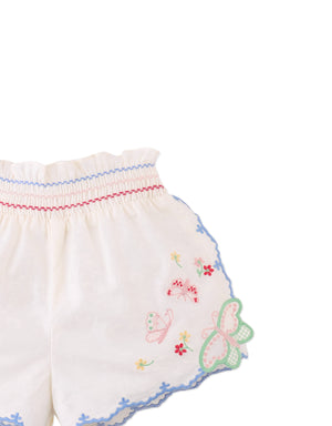 Full front catalog image of the Baby Gabrielle Eyelet Dress for infant girls, an eyelet-fabric dress from the Spring Summer collection of Gingersnaps Philippines.