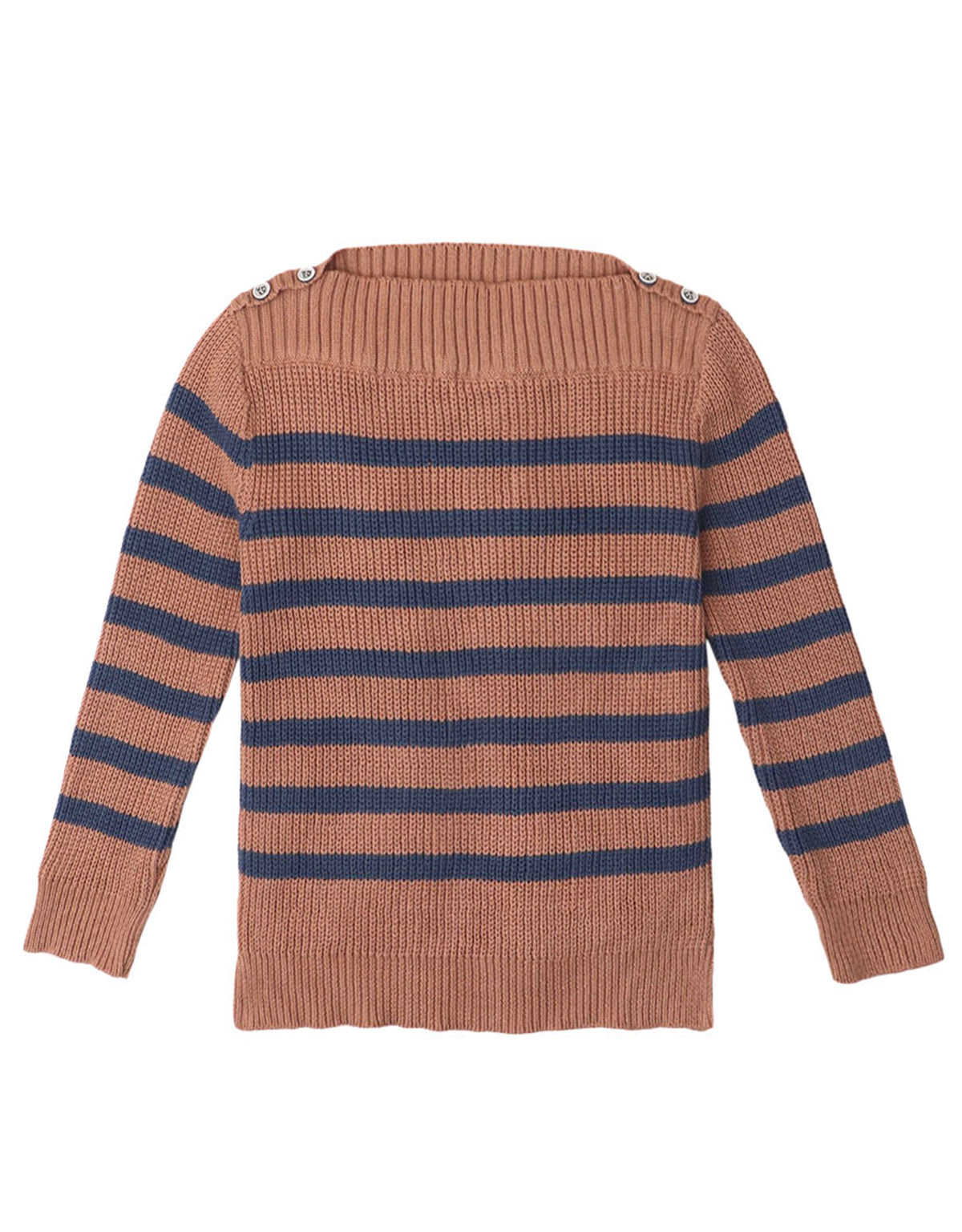 BOYS STRIPEY KNIT PULLOVER
