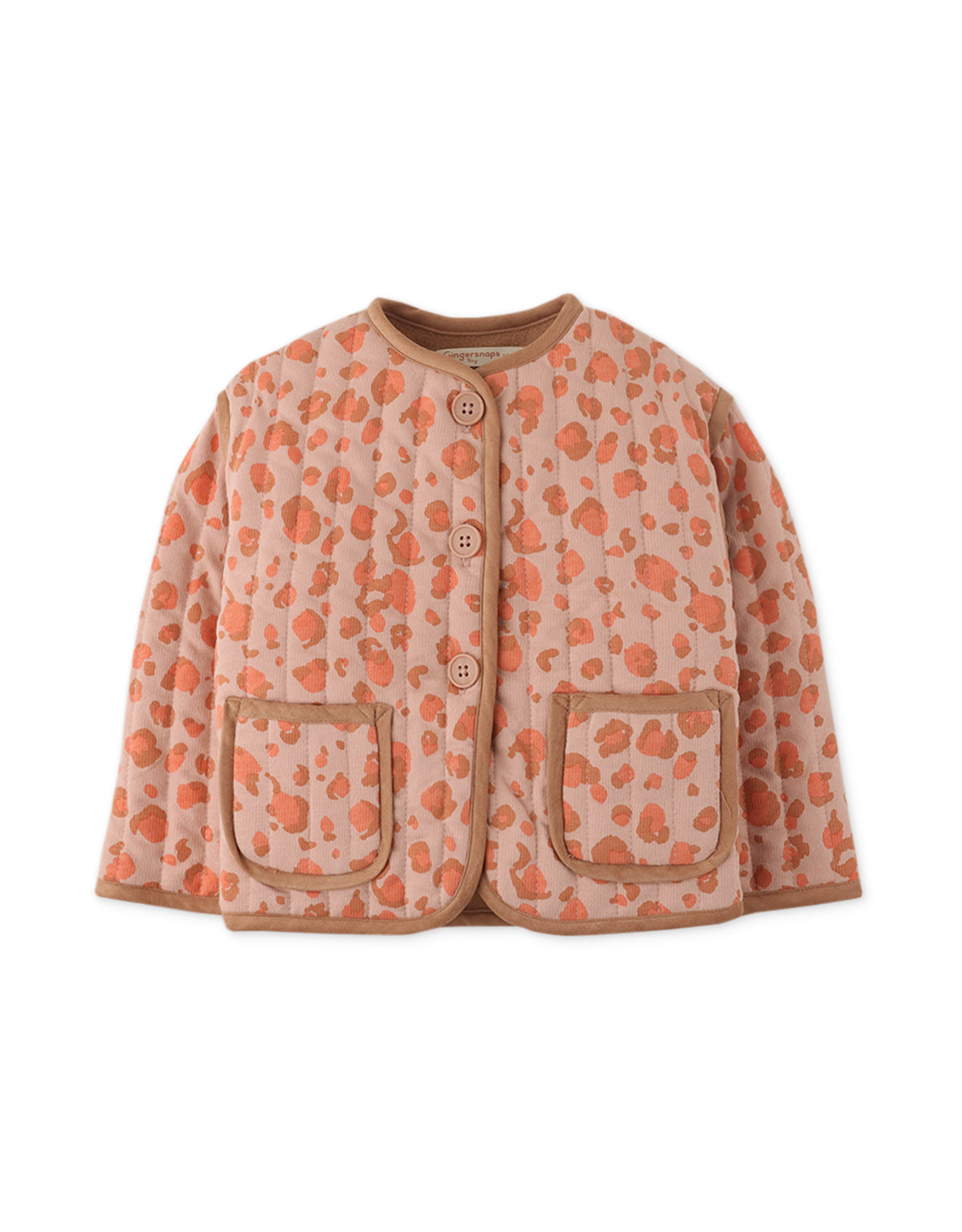 BABY GIRLS ANIMAL PRINT WADDED JACKET