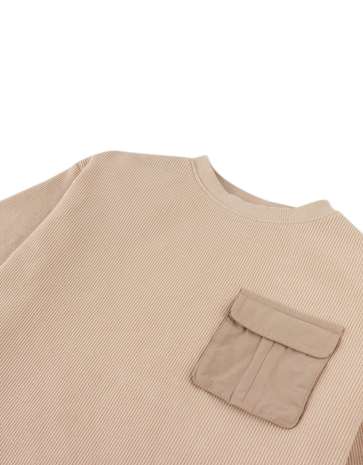 BOYS GRIFFIN DRAWSTRING TEE WITH POCKET