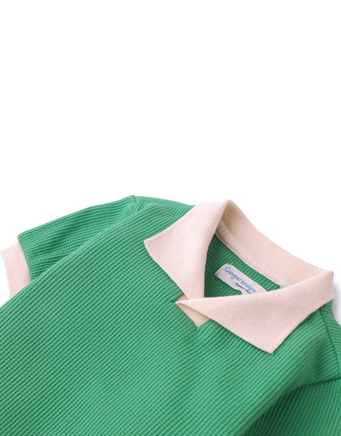 BABY LUCAS WAFFLE POLO