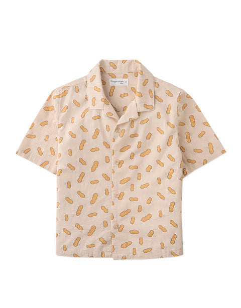 EMMETT SHIRT IN ALL-OVER PEANUT PRINT