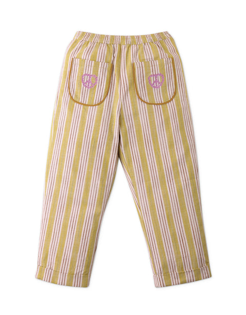 FAYE STRIPEY PULL-ON PANTS