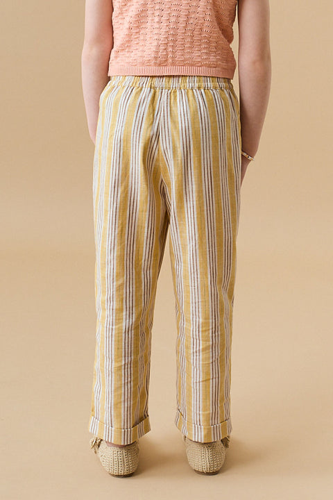 FAYE STRIPEY PULL-ON PANTS