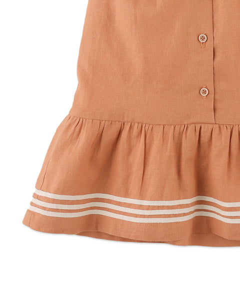 BABY CASSIA DRESS WITH SAILOR COLLAR