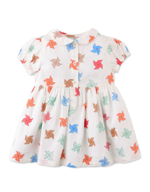 BABY DARCY DRESS IN PINWHEEL PRINT