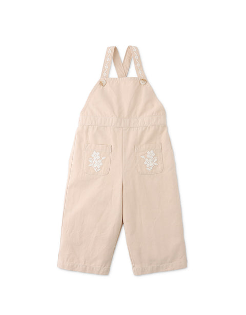 BABY MADIE JUMPSUIT WITH EMBROIDERY ON POCKETS