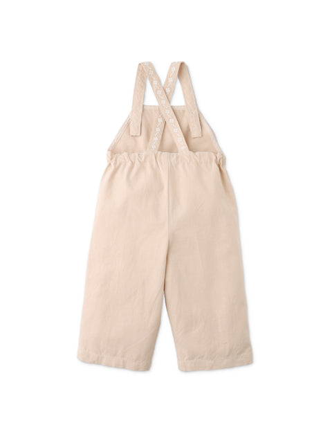 BABY MADIE JUMPSUIT WITH EMBROIDERY ON POCKETS