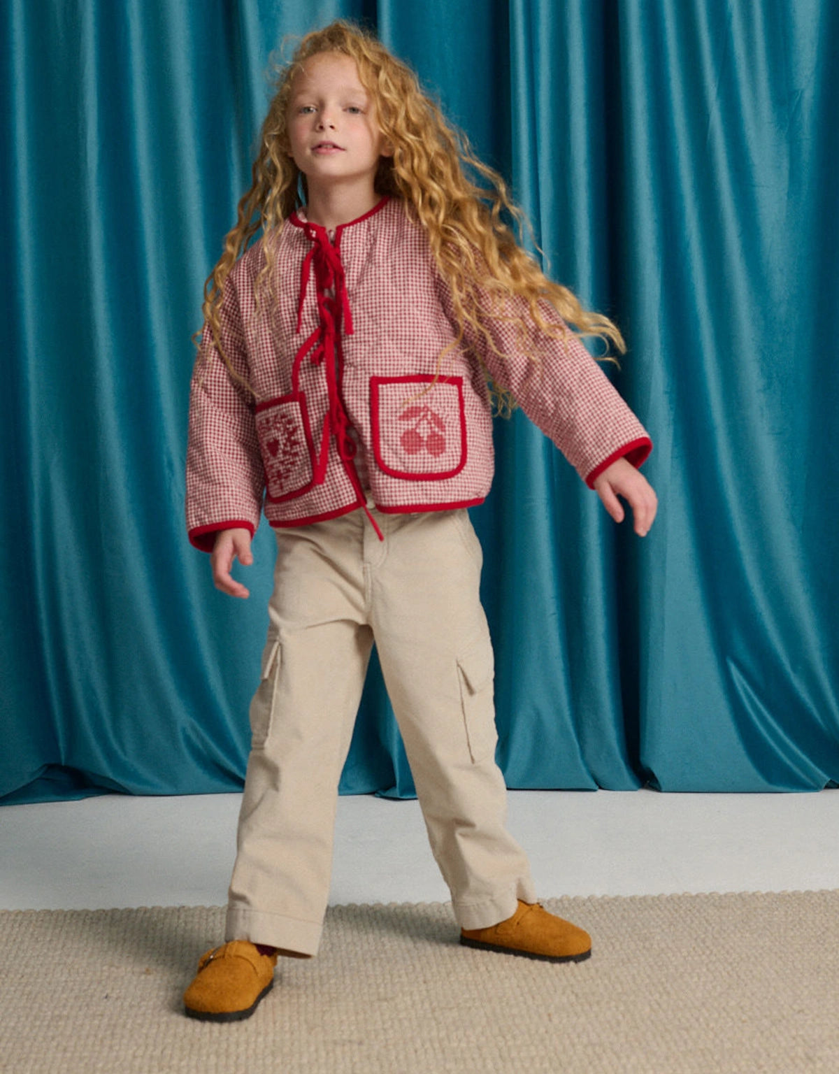 Mavie Waleless Corduroy Cargo Pants