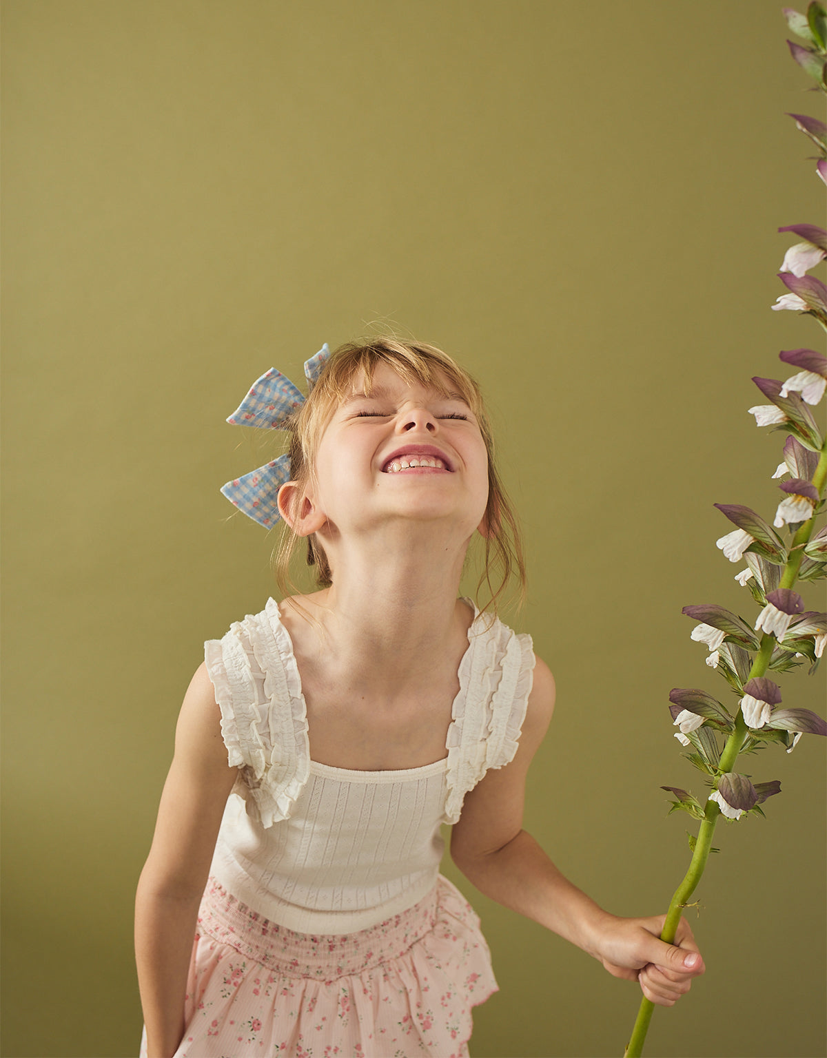 Sandra Pattern Top with Smocked Straps