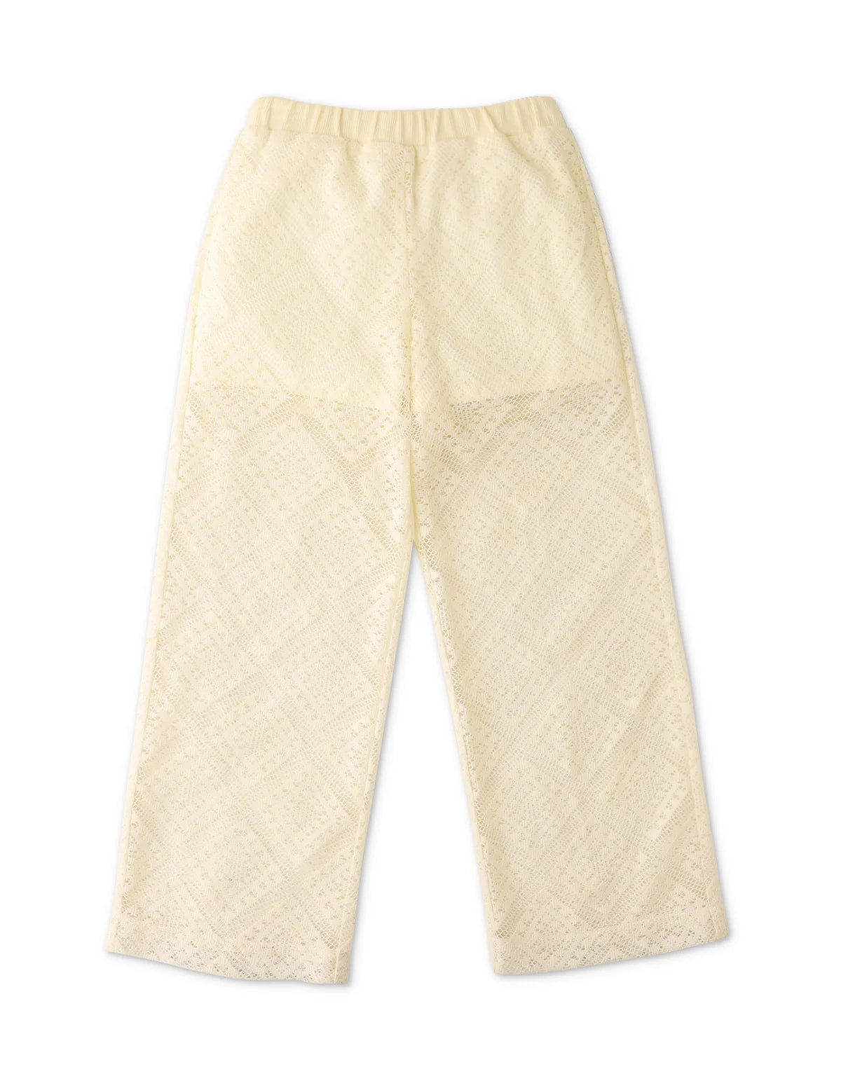 GIRLS DIAMOND LACE KNIT TROUSERS