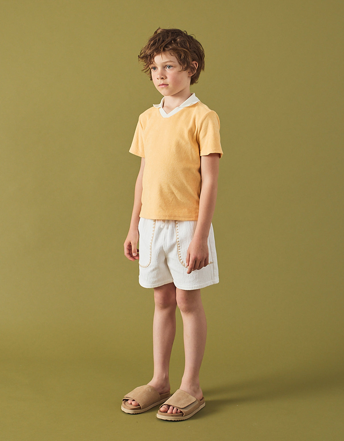 Marlow Textured Drawstring Shorts