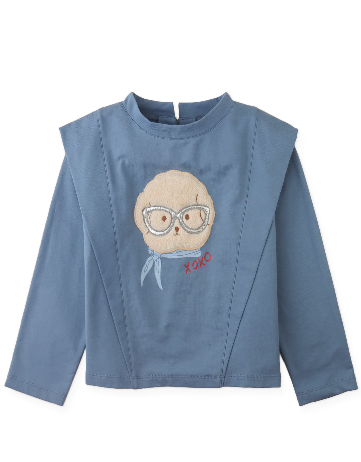 Gregoria Tee with Embroidered Poodle Appliqué