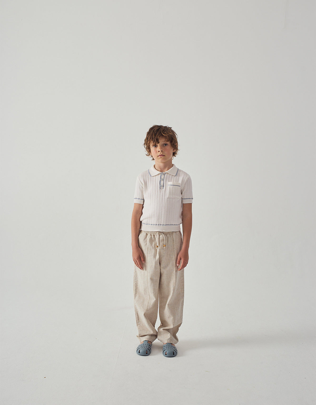 Erwin Fixed-Fold Drawstring Trousers