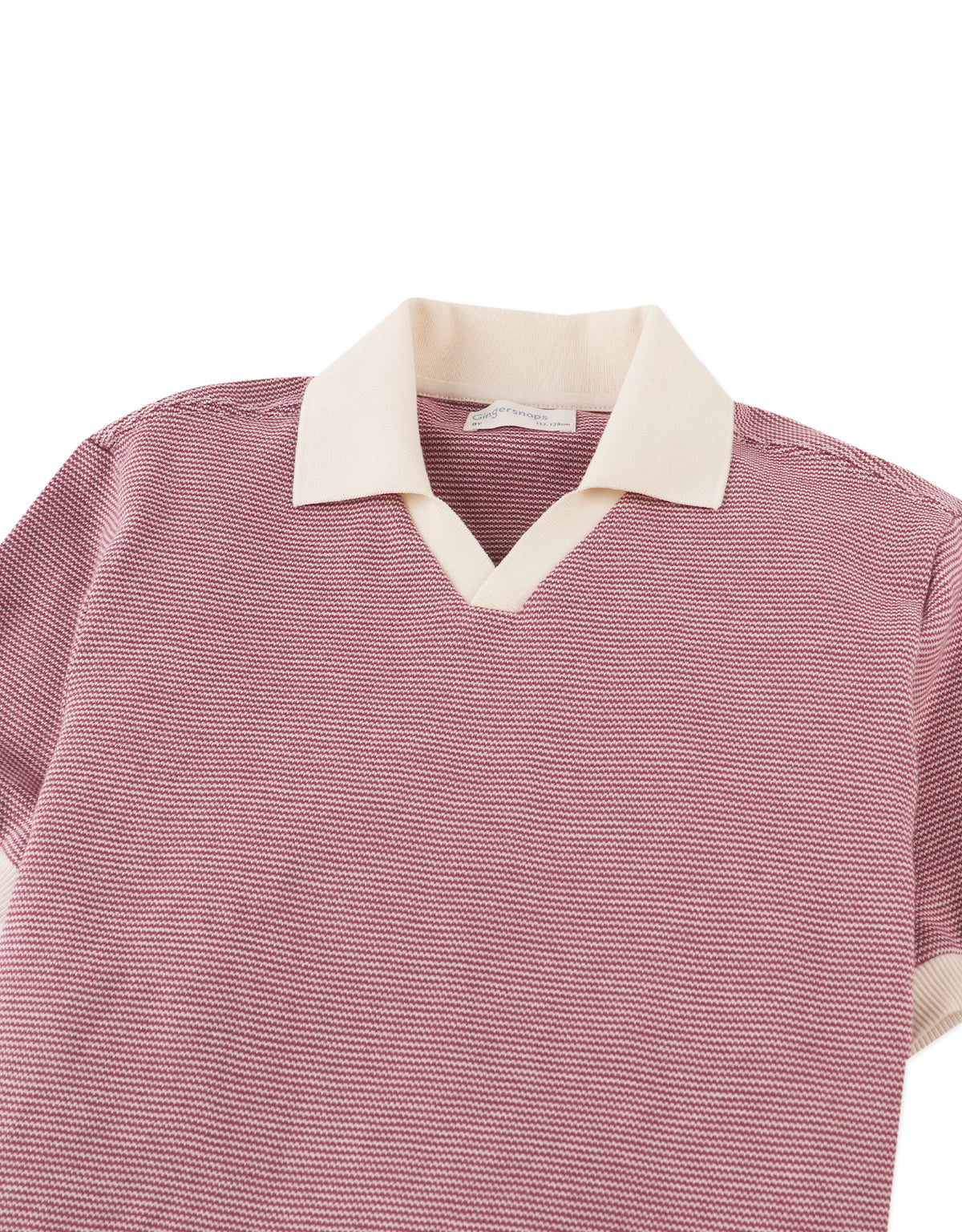 Alastor Striped Pique Polo Shirt