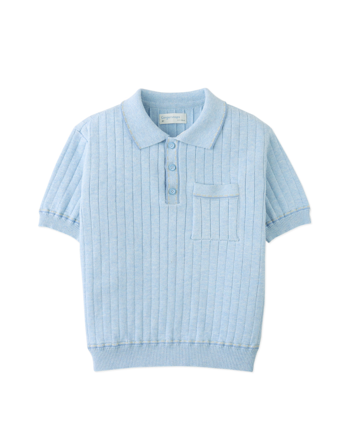 Reiner Polo Shirt with Striped Tipping Accents