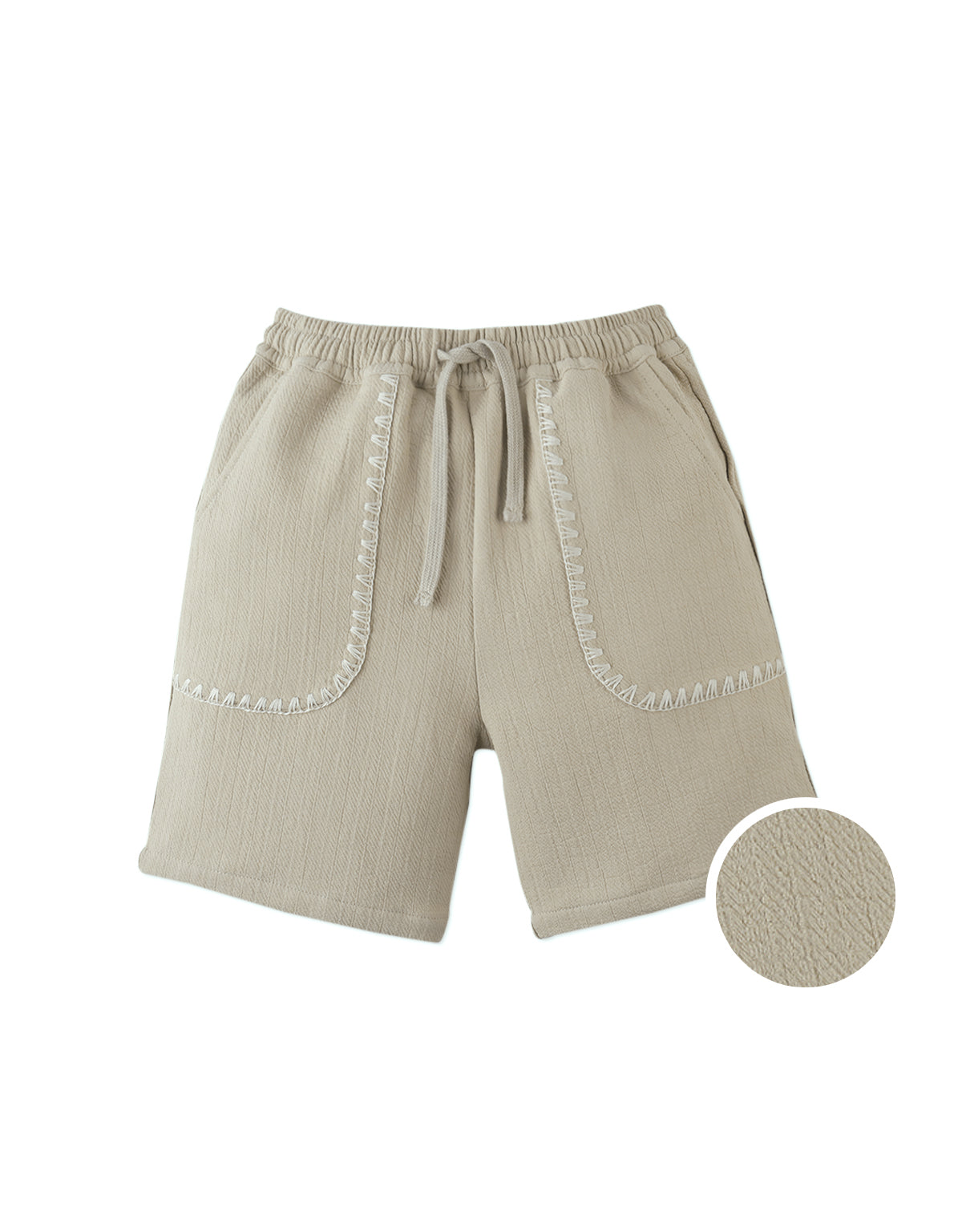 Marlow Textured Drawstring Shorts