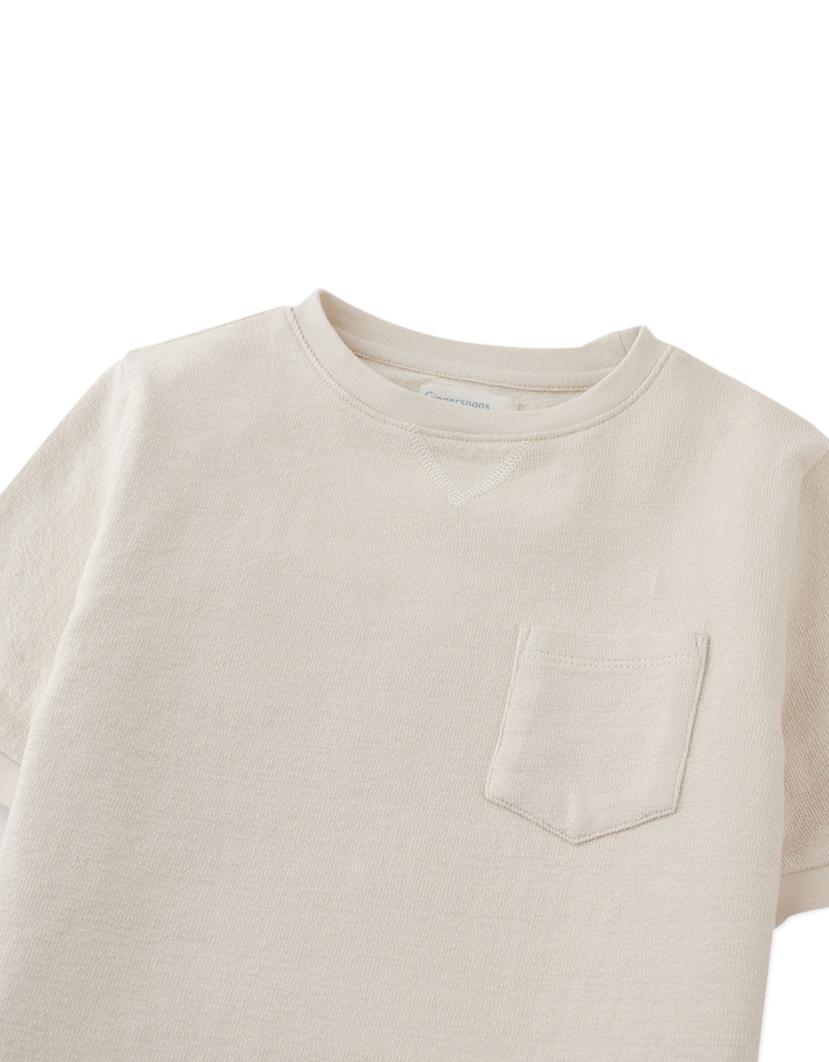Scott Slub Terry Set-In Ringer Tee with Waffle Knit Pocket
