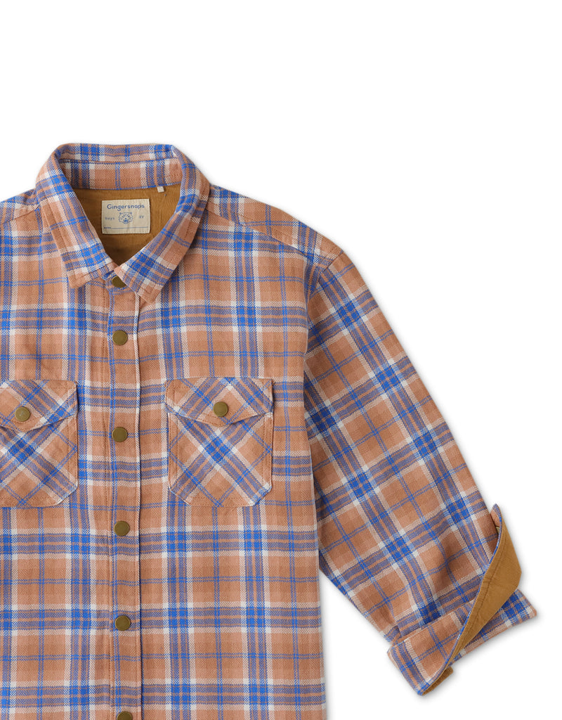 BOYS CHECKS FLANNEL SHIRT