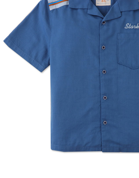 BOYS CONTRAST YOKE BOWLING SHIRT