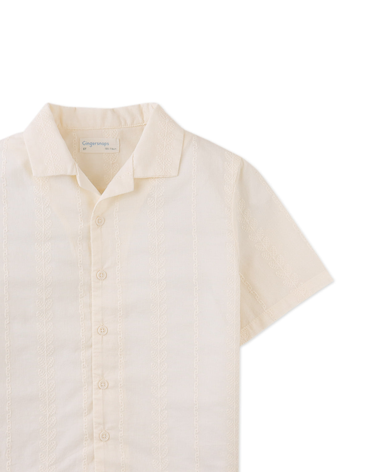 Armin Embroidered Camp Collar Shirt