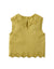 GIRLS SCALLOPED EDGE NECK AND HEM KNITTED TOP