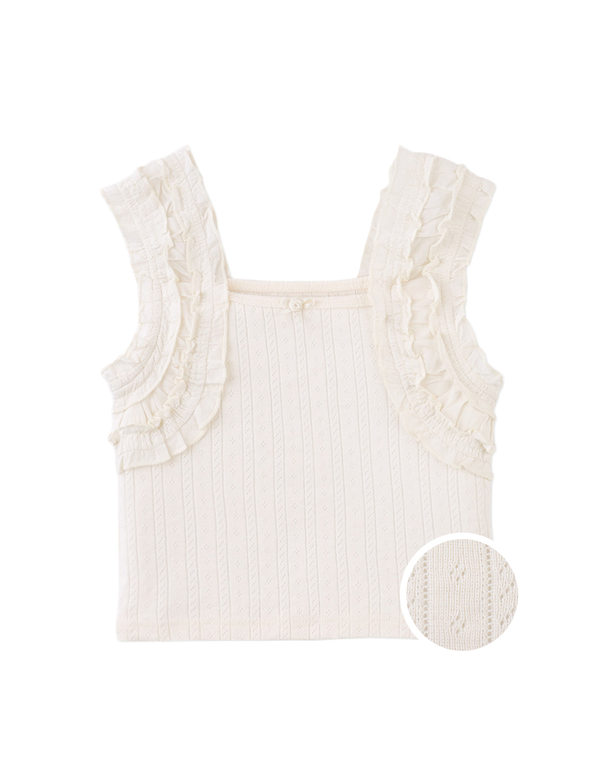 Sandra Pattern Top with Smocked Straps