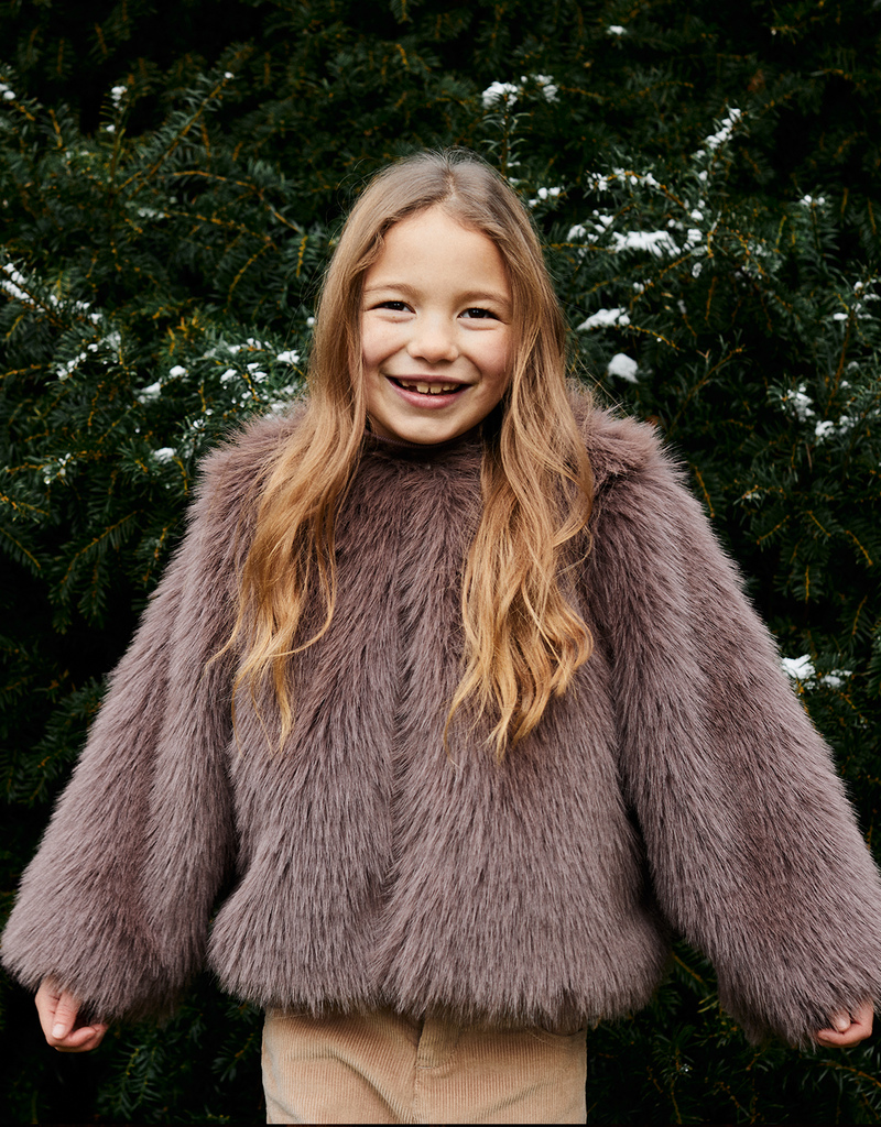 GIRLS FUR JACKET COAT