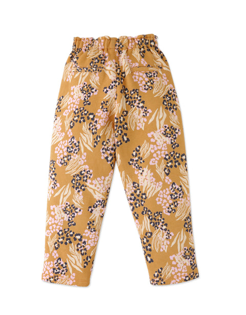 GIRLS ANIMAL PRINT PULL ON FLEECE PANTS