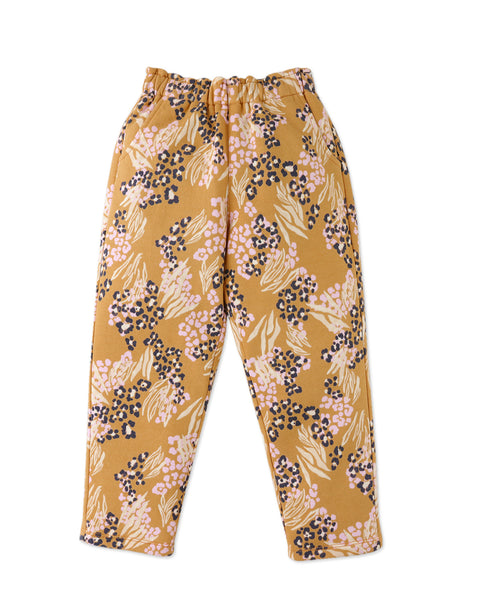 GIRLS ANIMAL PRINT PULL ON FLEECE PANTS