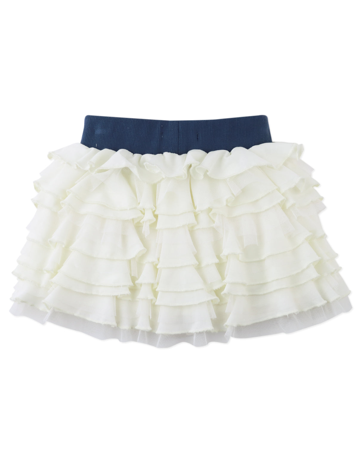 WILMA TIERED SKORTS WITH RIBBED WAISTBAND