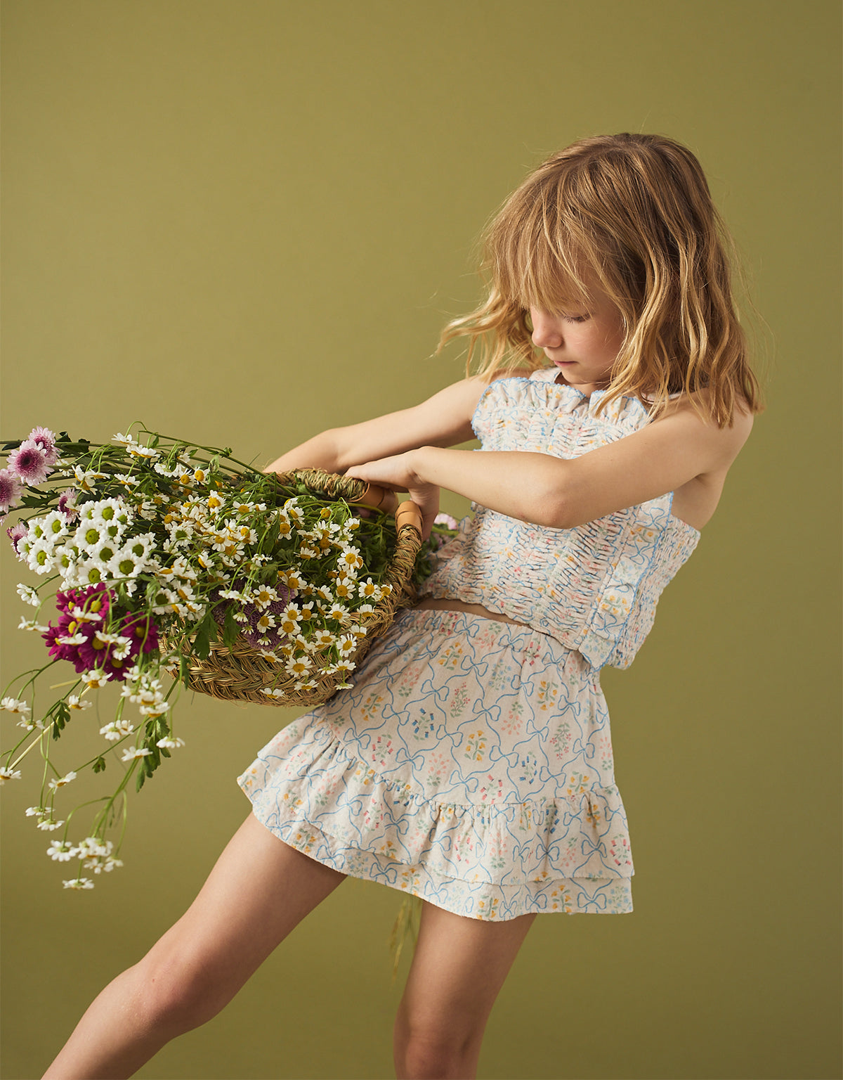 Theresa Tiered Ruffle Skorts