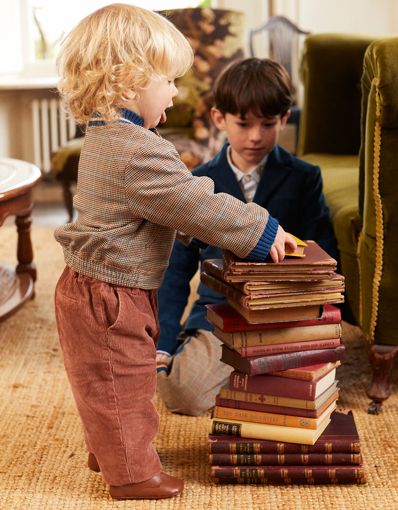 BABY BOYS CORDUROY STRAIGHT CUT PANTS