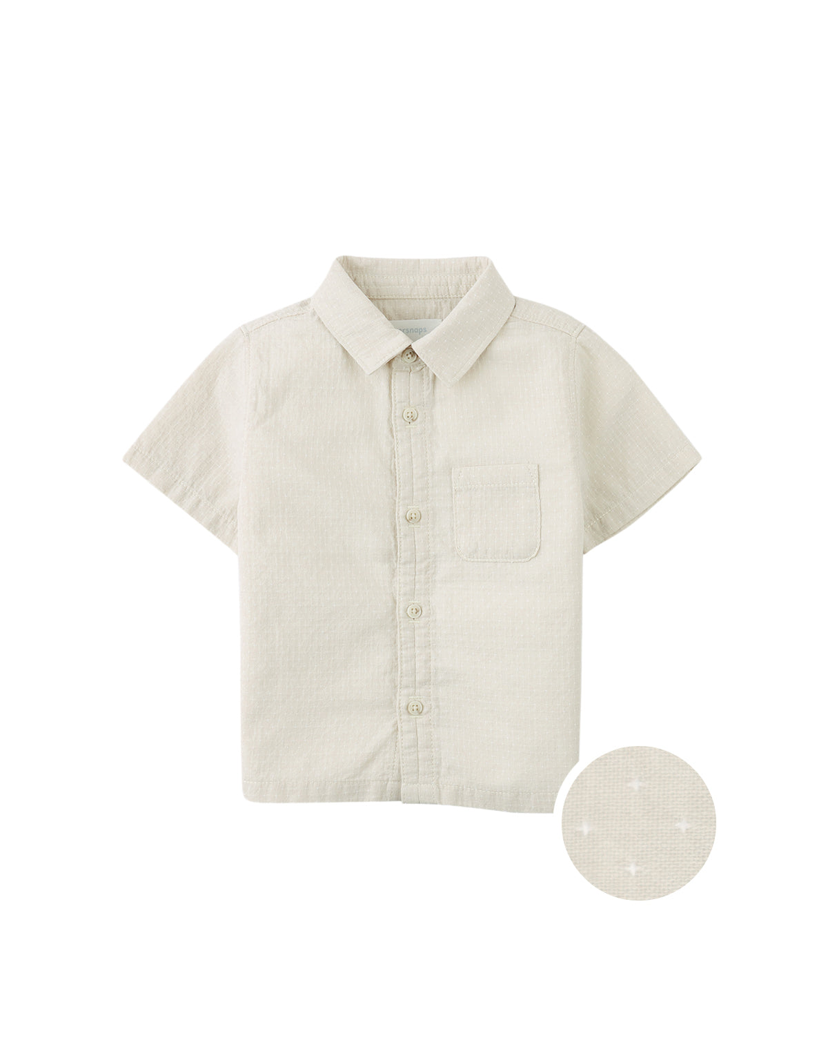 Baby Andrew Shirt with Bartack Placket Details