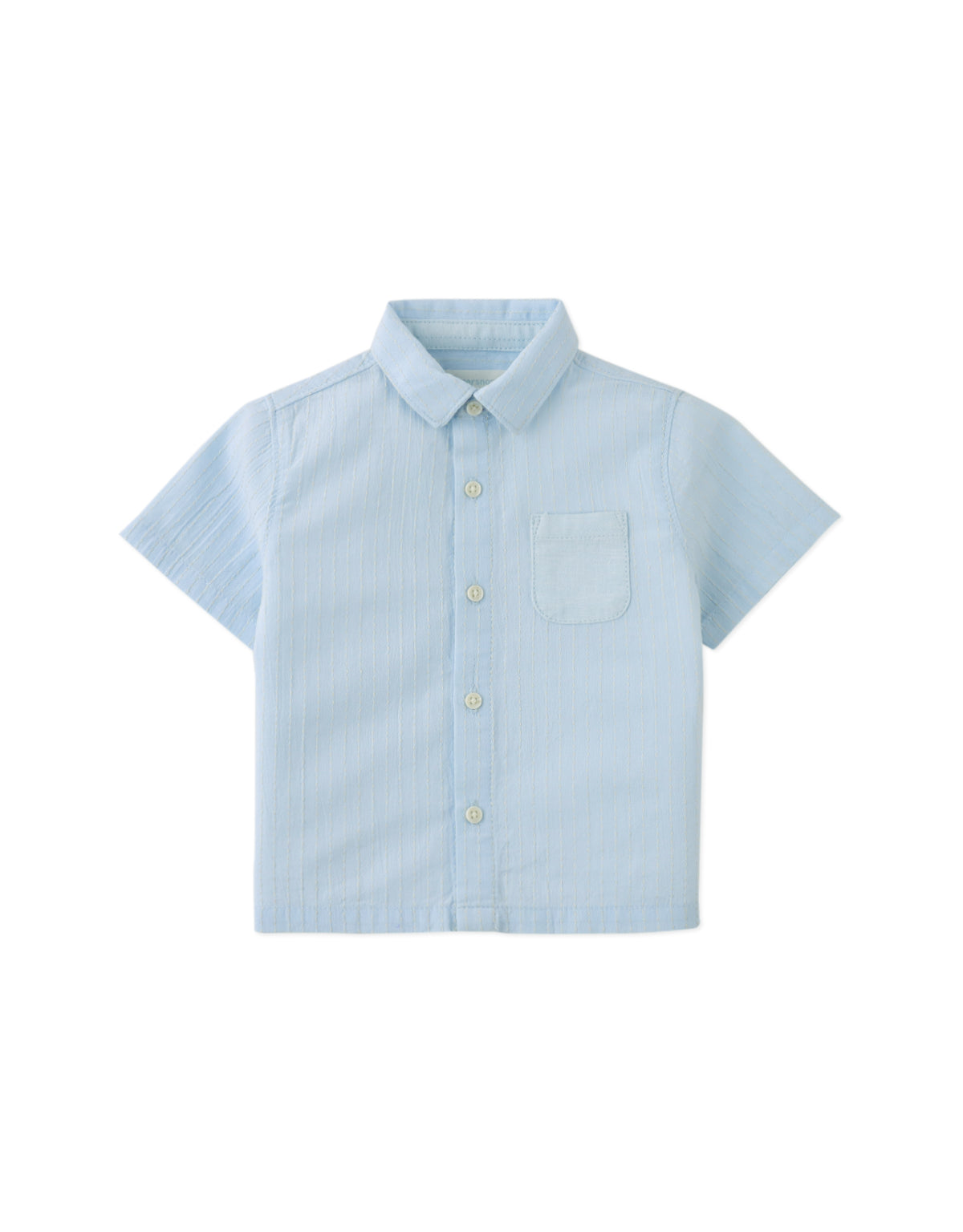 Baby Thomas Striped Dobby Shirt with Pocket