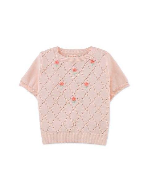 BABY OLENA BLOUSE WITH BULLION FLOWERS