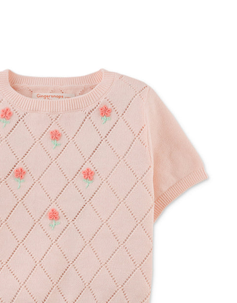 BABY OLENA BLOUSE WITH BULLION FLOWERS